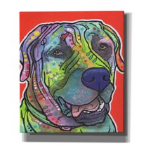 Epic Graffiti 'Zeus' by Dean Russo, Giclee Canvas Wall Art, 26"x30"