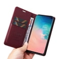 thumbnail image 5 of Funda para Samsung Galaxy S10 Estuche de Cuero PU Tipo Cartera con Ranuras para Tarjetas y Cierre Magnético, 5 of 5