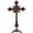 red, variant on Standing Cross Decor Crucifix with Base 10" Tabletop Metal Jesus Christ Catholic Religious Crucifix Wall Table Home Chapel Decor