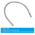 thumbnail image 3 of 24" Microphone Gooseneck 5/8-27 Thread Flexible Tube Extension, Silver Tone, 3 of 7
