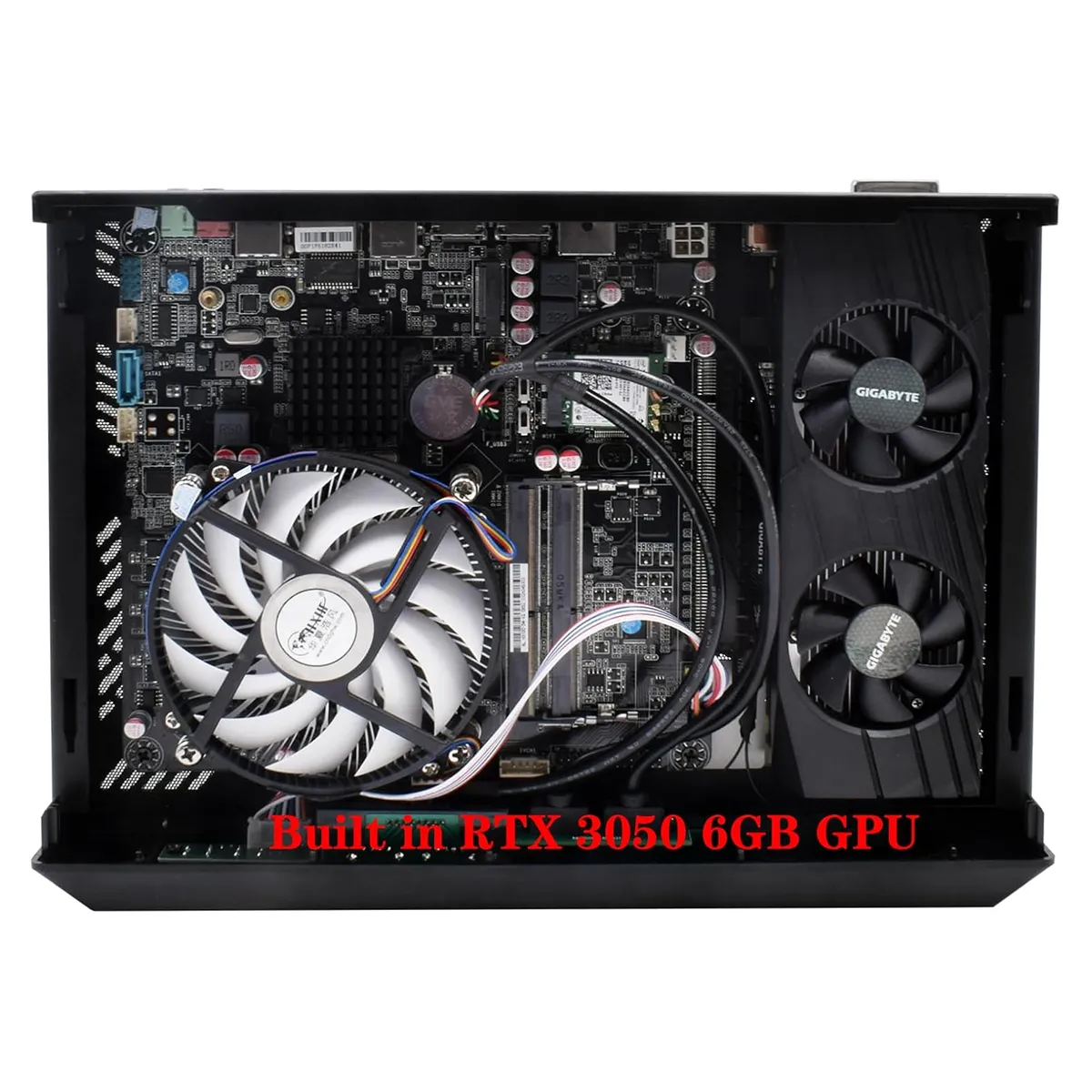 Mini Gaming Pc, I7-13700H 64GB DDR4 1TB M.2 NNMe SSD Windows 11 Pro Mini PC Gaming with Graphic Card RTX3050 6G