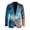 Blue Galaxy Space, variant on POLERO Men's One Button Blazer Jackets Suit Camo Oak Hunting Wood Leaf Slim Fit Business Blazers with Pockets Notched Lapel Long Sleeve Tuxedo Jacket,S