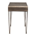 thumbnail image 3 of ZUO Xander Modern Style Steel Metal Desk in Antique Gold Finish, 3 of 6