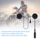 thumbnail image 3 of Auriculares Bluetooth H2663 para casco de moto, tecnología 4.0 con cancelación de ruido, batería de larga duración y alcance de hasta 30 metros., 3 of 7