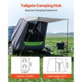 thumbnail image 2 of KFFKFF SUV Tailgate Tent with Waterproof Awning, All-Season Rear Hatch Camping Shelter, PU2000mm Water-Resistant Portable Sun Shade with Carry Bag for Outdoor Adventures, 2 of 9