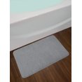 thumbnail image 2 of Geometric Bath Mat, Interlinking Round Edged Squares Forming Tileable Pattern, Plush Bathroom Decor Mat with Non Slip Backing, 29.5" X 17.5", Pearl Taupe Grey, by Ambesonne, 2 of 2