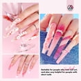 thumbnail image 6 of Saviland 5-in-1 Builder Nail Gel Set - 6 Colors Clear Milky Pink Nudes Base Strengthening Gel Nail Polish for Natural Nail Extensions Nail Art, 6 of 8