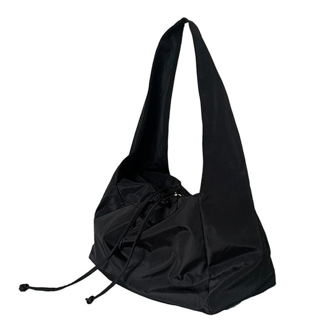 Bolso de hombro para mujer, bandolera, ligero, , con cierre de cordón de nailon, , para damas, niñas, viajes, comestibles, playa Zulema Bolsa de hombro tipo cubo