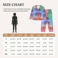 thumbnail image 6 of Kll Vintage Mandala Print Women'S Long Sleeve Pajamas With Pants Sleepwear Loungewear 2 Set-X-Large, 6 of 9