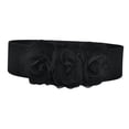 thumbnail image 4 of Cinturón de cintura elástica Cinturón ancho de la aleación para mujeres para la decoración de la blusa de ropa Negro, 4 of 8