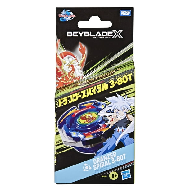 Beyblade X X-Over Project Dranzer Spiral 3-80T Starter Pack Top