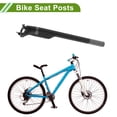 thumbnail image 4 of Poste de asiento de bicicleta ajustable de 27.2x400mm, ángulo de sillín, tubo de asiento de fibra de carbono 1 Pc negro mate gris, 4 of 8