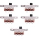 thumbnail image 1 of 5 piezas, interruptor deslizante de panel SPDT 1P2T de 2 posiciones, encendido y apagado, miniinterruptor deslizante, terminal de soldadura SS12F15G3, 1 of 5