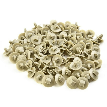 100pcs Gray Side Moulding Lower Protection Door Trim Clips For Trafic Master For Nissan For Opel