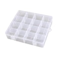 thumbnail image 3 of lingqin Bead Organizer Box Jewelry Tool Case Accessories Craft Storage Container Fishing 16 Grid, 3 of 9