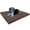 Denim Brown, variant on Dogbed4less 34"x27"x3" Memory Foam Platform Bed for Small to Medium Dog, Microsuede Gray Cover