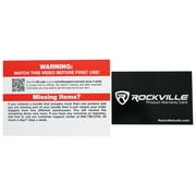 12) Rockville WET ARRAY 4 White Line Array Speakers For church/School/Auditorium