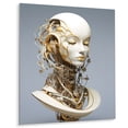thumbnail image 2 of Designart "Robot with Feminine Grace I" Robot Metal Wall Art Prints, 2 of 5