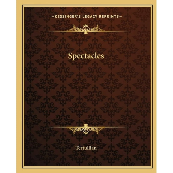 Spectacles (Paperback)