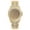 Gold, variant on Vintage Womens Watch, Gold Dial, Hypoallergenic Back, Reliable Analog Display, Soft Slim Leather Belt, Stylish for Parties, Perfect Anniversary Gift