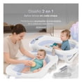 thumbnail image 2 of Bañera para Bebé con Termómetro Esquimal, Tina de Baño Plegable con Asiento Antideslizante Azul, 2 of 7