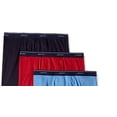 thumbnail image 2 of JOCKEY Mens 4 Pack Blue Solid Everyday Boxer Briefs Size: XL, 2 of 3
