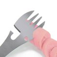 thumbnail image 5 of Utensilio de acampada deportivo de acero inoxidable con cuchillo, cuchara, tenedor, abrelatas de botellas, cubiertos múltiples funcionales 5 en 1, 5 of 5