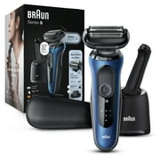 Braun Series 6 6072cc Men's Electric Shaver and Precision Trimmer, Blue