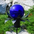 thumbnail image 6 of Achla Designs 6 Inch Gazing Glass Globe Sphere Garden Ornament, Blue, 6 of 7