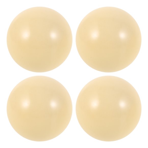 4 bolas blancas para mesa de billar, bolas de billar de 2 pulgadas para principiantes y jugadores aficionados para un mejor control de las bolas blancas