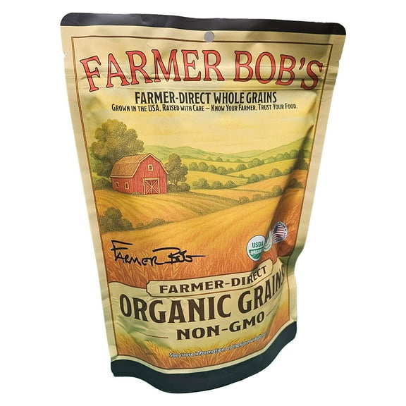 USDA Organic Whole Oats Groat Non-GMO Farmer Bob's Farmer-Direct