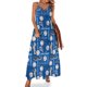 thumbnail image 1 of Nuevo Salón de la Fama del Béisbol - Vestido azul sin mangas Tendencia de ropa de mujer Ropa de mujer Vestido morado, 1 of 7