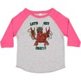 thumbnail image 3 of Inktastic Mardi Gras Let's Get Cray Crayfish with Beads Boys or Girls Toddler T-Shirt, 3 of 5