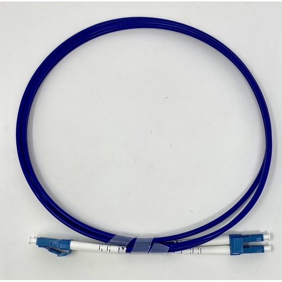 Ultra Spec Cables - Armored Singlemode Duplex PVC (OFNR) LC-UPC to LC-UPC 3.0mm Fiber Optic Cable - 1 Meter