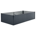 thumbnail image 1 of Raised Garden Bed with Cover,Outdoor Galvanized Metal Planter Box Kit w/Zippered Screen Doors, Open Base Design,Planter Box for Vegetables, 1 of 10