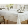 thumbnail image 3 of Elegant Embroidered Lace White Tablecloth (72"X72" Square), 3 of 3