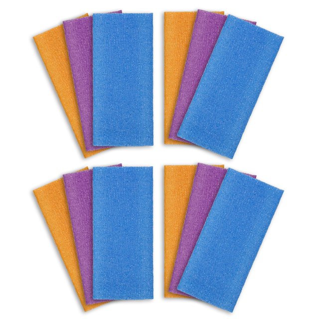 Toallita exfoliante ARCH&M Back Scrubber, paquete de 12