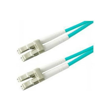 UPC: 0821455038017 | AddOn 7m Laser Optimized Multi-Mode Fiber (LOMM) Duplex LC/LC OM3 Aqua Patch Cable