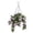 A002- Purple, variant on Artificial Hanging Flowers, Outdoor Hanging Planter, Pink Blooms, 10inDiameter, 1 Pc, Hanging Chain, Spring Outdoor Decorations, Porch Decorations Outdoor, Garden Decorations,