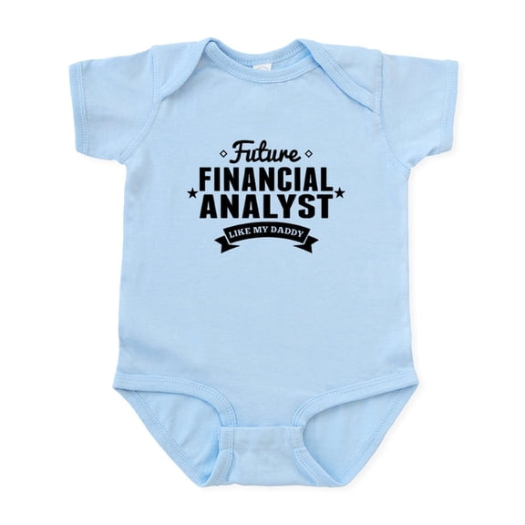 CafePress - Future Financial Analyst Like My Daddy Body Suit - Baby Light Bodysuit, Size Newborn - 24 Months