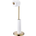 thumbnail image 1 of Portarrollos de papel higiénico de lujo, accesorio de baño independiente de diseño elegante, estructura resistente, material de alta calidad, ahorro de espacio para espacios pequeños, fácil de, 1 of 5
