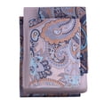 thumbnail image 4 of Organic-Club Paisley Night Cotton Sateen Bedding Set of 4 Full, 4 of 9