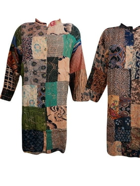 Mogul Womens Tunic Dress Button Down Patchwork Design Embroidered Comfy Summer Casual Hippie Chic Dresses Wholesale Lot Of 3