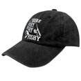 thumbnail image 2 of Summer Hats for Women Unisex My Fish Theme Adjustable Visor Baseball Cap Outdoor Sport Black One Size, 2 of 5