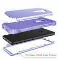 thumbnail image 3 of Dteck Galaxy S9 Plus Case, Dteck Heavy Dual Layer Rugged Shockproof Case Hard PC Protective Back Cover For Samsung Galaxy S9+, Light Purple, 3 of 10