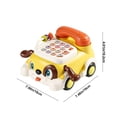 thumbnail image 2 of Juguetes de piscina, juguetes para bebés, juguetes para niños pequeños, teléfono interactivo para cachorros, juguete multifuncional educativo de aprendizaje temprano con música y luces para niños de 3, 2 of 5