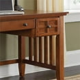 thumbnail image 3 of Homestyles Arts & Crafts Wood Executive Desk in Brown, 3 of 21