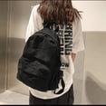 thumbnail image 6 of Laptop Backpack for Women Travel Canvas Backpack for Women Vintage Black Aesthetic Backpack for School, 6 of 8