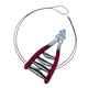 thumbnail image 5 of Abrazadera de inicio Equipo de tenis Línea de extensión Herramienta de encordado de cabeza ancha deportiva Rojo, 5 of 9