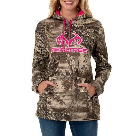 Realtree Long Sleeve Pullover Relaxed Fit Hoodie (Women's) 1 Pack